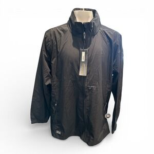 Dri-Duck Riley Women's 3XL Black Packable Lightweight Rain Wind Jacket NWT